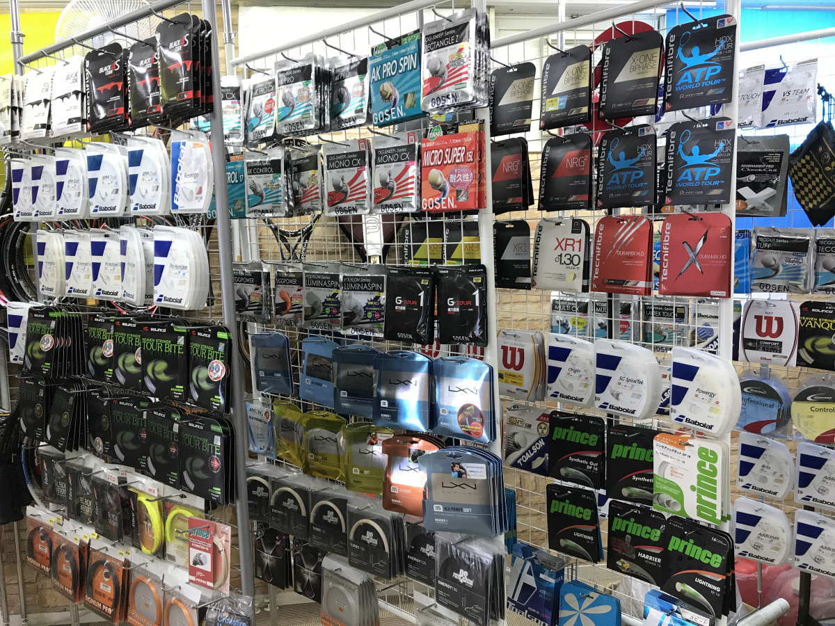 ガット張り替えと中古テニスラケットのJeyストリング